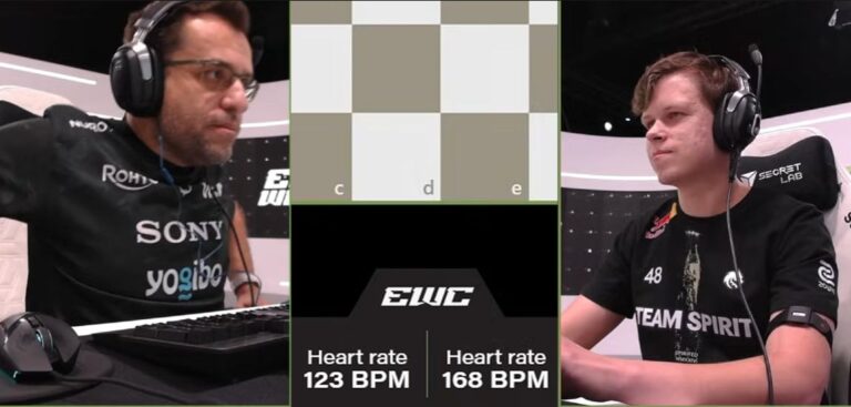 chess-player’s-heart-rate-tops-out-at-168bpm-in-opening-clash-at-esports-world-cup;-carlsen-and-hikaru-win-opening-matches-–-esports-news-uk